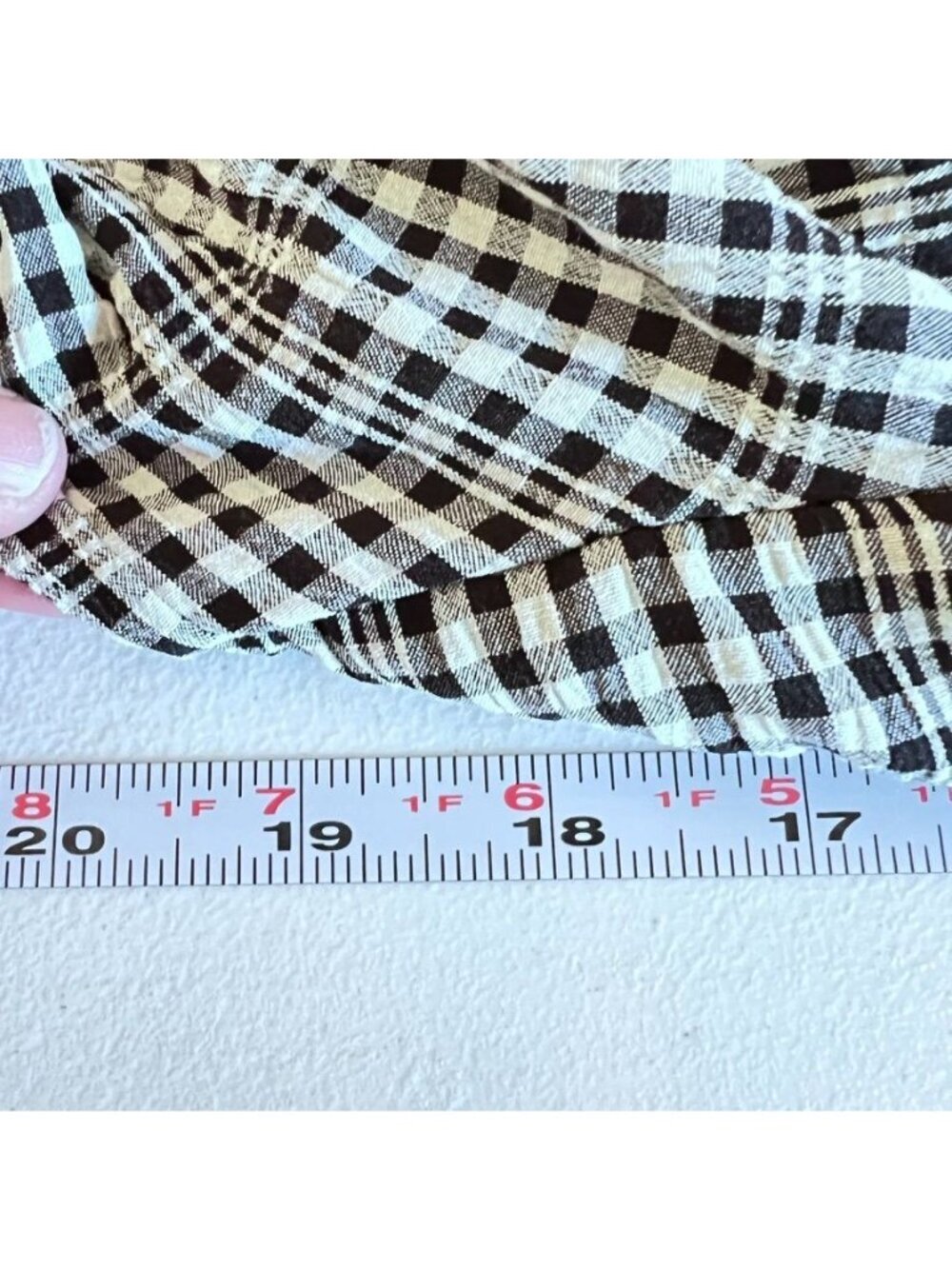 Coquette Womens 12 B&W Gingham Tiered Maxi Dress Cottagecore Milkmaid Feminine - Picture 10 of 15